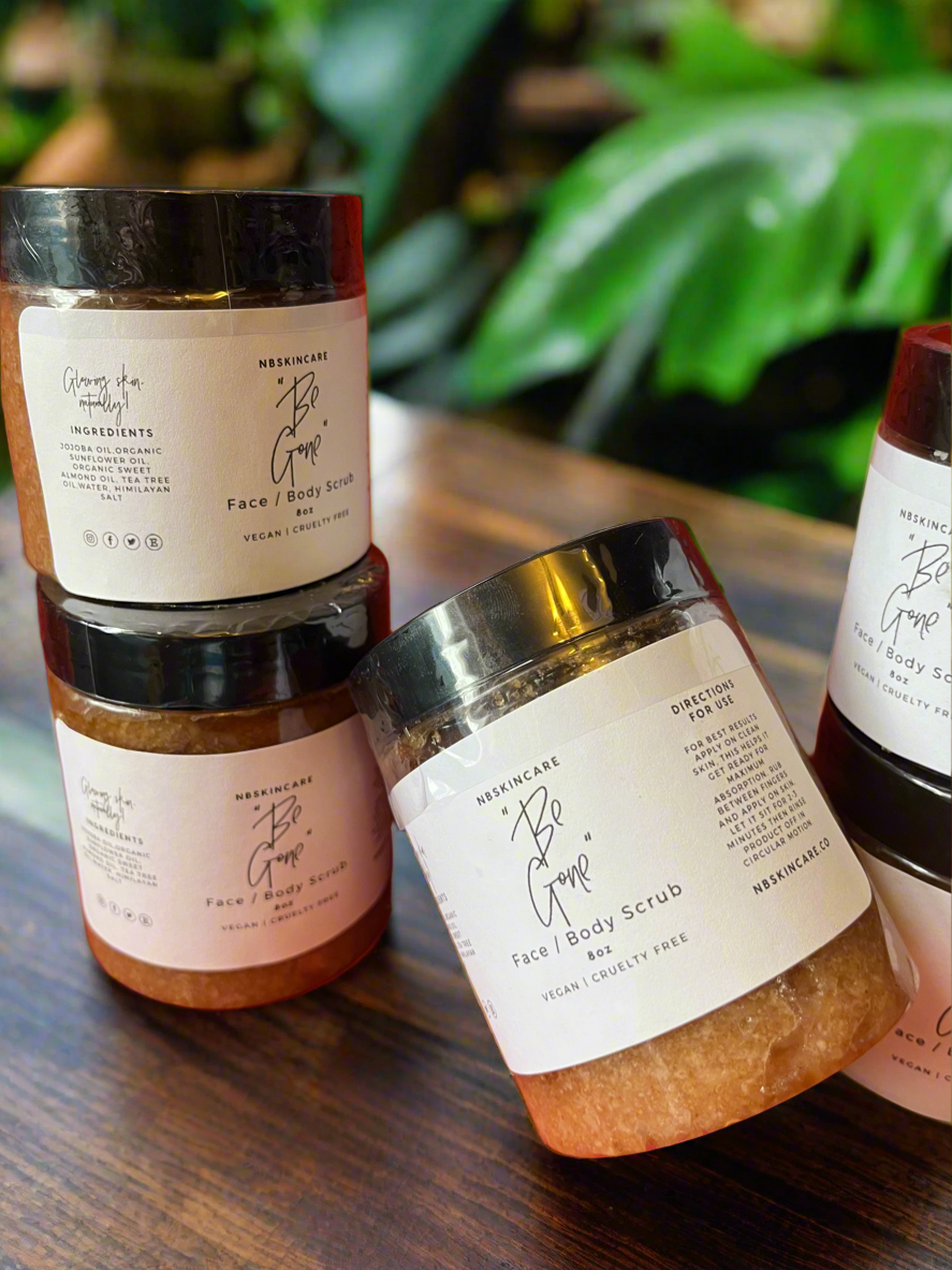 "BE GONE " EXFOLIANT